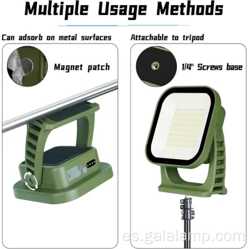 Linterera de campamento recargable magnética definitiva